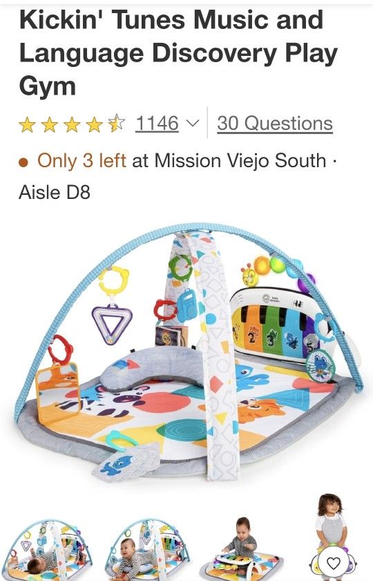 Baby Playmat Kickin Tunes Music And Language