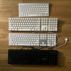 Lots of Like New Keyboard, Apple Bluetooth, Apple Wired, Apple Mechanical Keyboard etc 