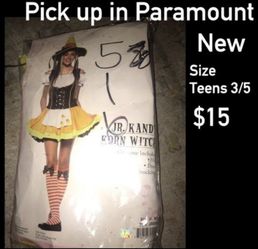 Candy corn witch costume