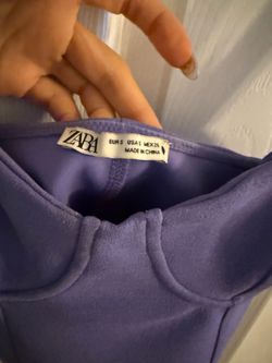 Purple zara top small