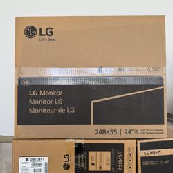 LG Monitors 24” 