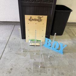 Baby Shower Decor And Donut Display 