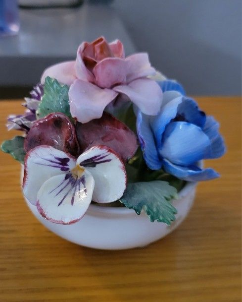 Staffordshire Made in England bone China.