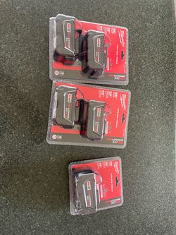 Milwaukee M18 RedLithium XC5.0 Battery Packs (5 Total)