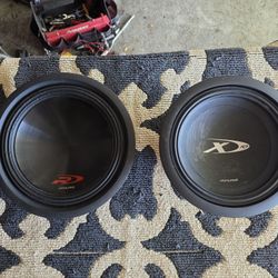 Subs ALPINE 10in And 12in 