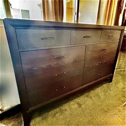 ✨Espresso 9- Drawer Dresser - $150