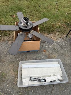 Ceiling Fan/ Window Blinds For Sale