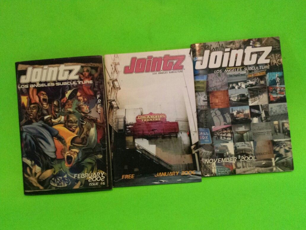 3 Jointz los angeles subculture magazine "mini" mag vintage Graff and hip hop