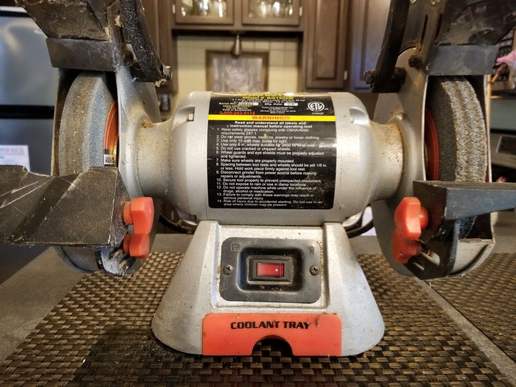 Tradesman 6' Bench Grinder w lights