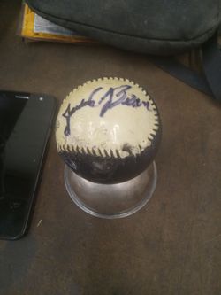 Jordan Bean Autographed  Baseball Highschool Yrs