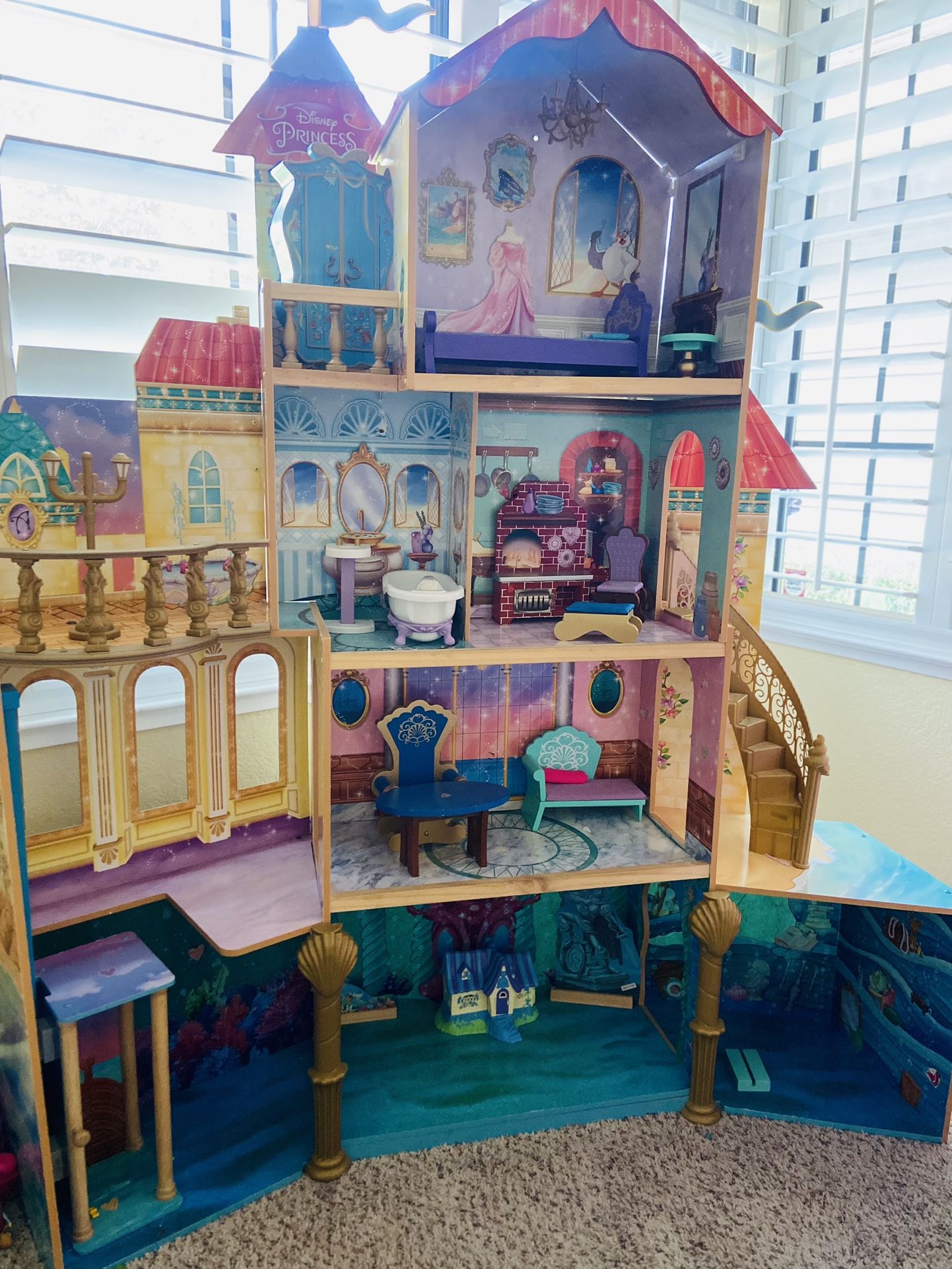 Ariel Undersea Kidkraft Dollhouse Original Disney Kidcraft Ariel