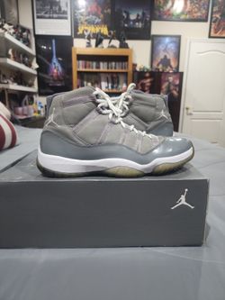 Air Jordan 11 Retro White-Cool Grey Size 11 Men's