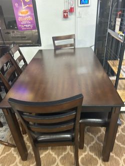 Dining table set 6 pieces/ financing available