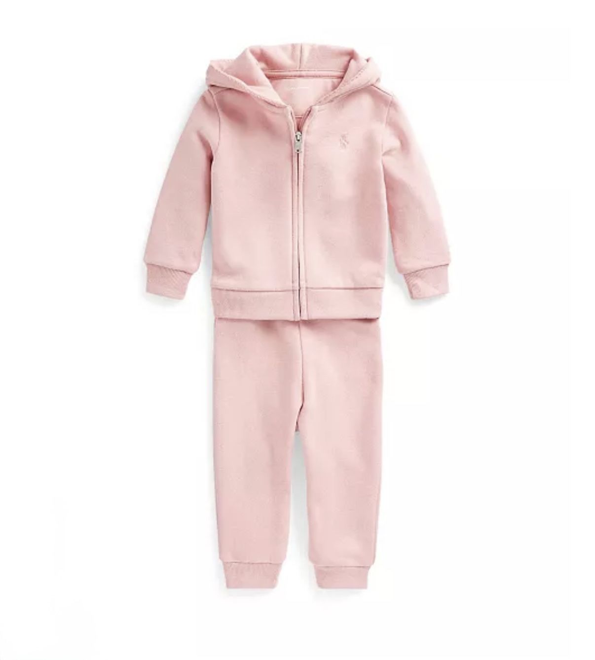 Baby girl Ralph Lauren Fleece Hoodie & Pants Set