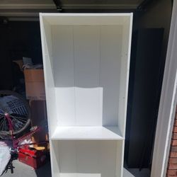 Tall White BOOK SHELF.....