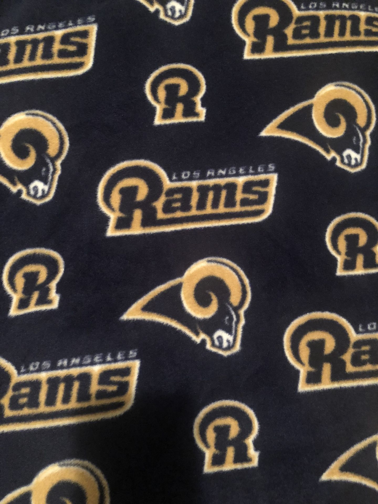 NEW  RAMS Handmade Fleece  Blankets