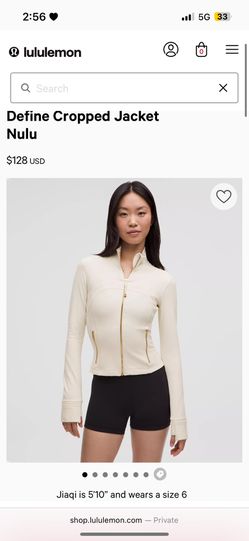 Lululemon Crop Jacket 