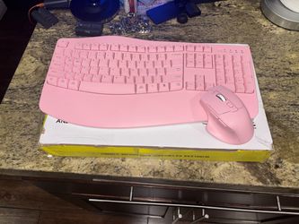 💗 MK399 Wireless Keyboard & Mouse Combo — Pink