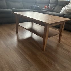 IKEA Hemnes Light Brown Wooden Coffee Table