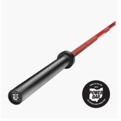 ROGUE OHIO POWER BAR 45LB (RED SHAFT W/ BLACK SLEEVES)