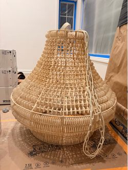 The Serena & Lily Obispo Coco Beads Coastal Chandelier