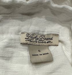 Lucky Brand Gauze Shirt Size S