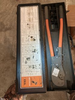 Industrial Crimping Tool With Case And dyes