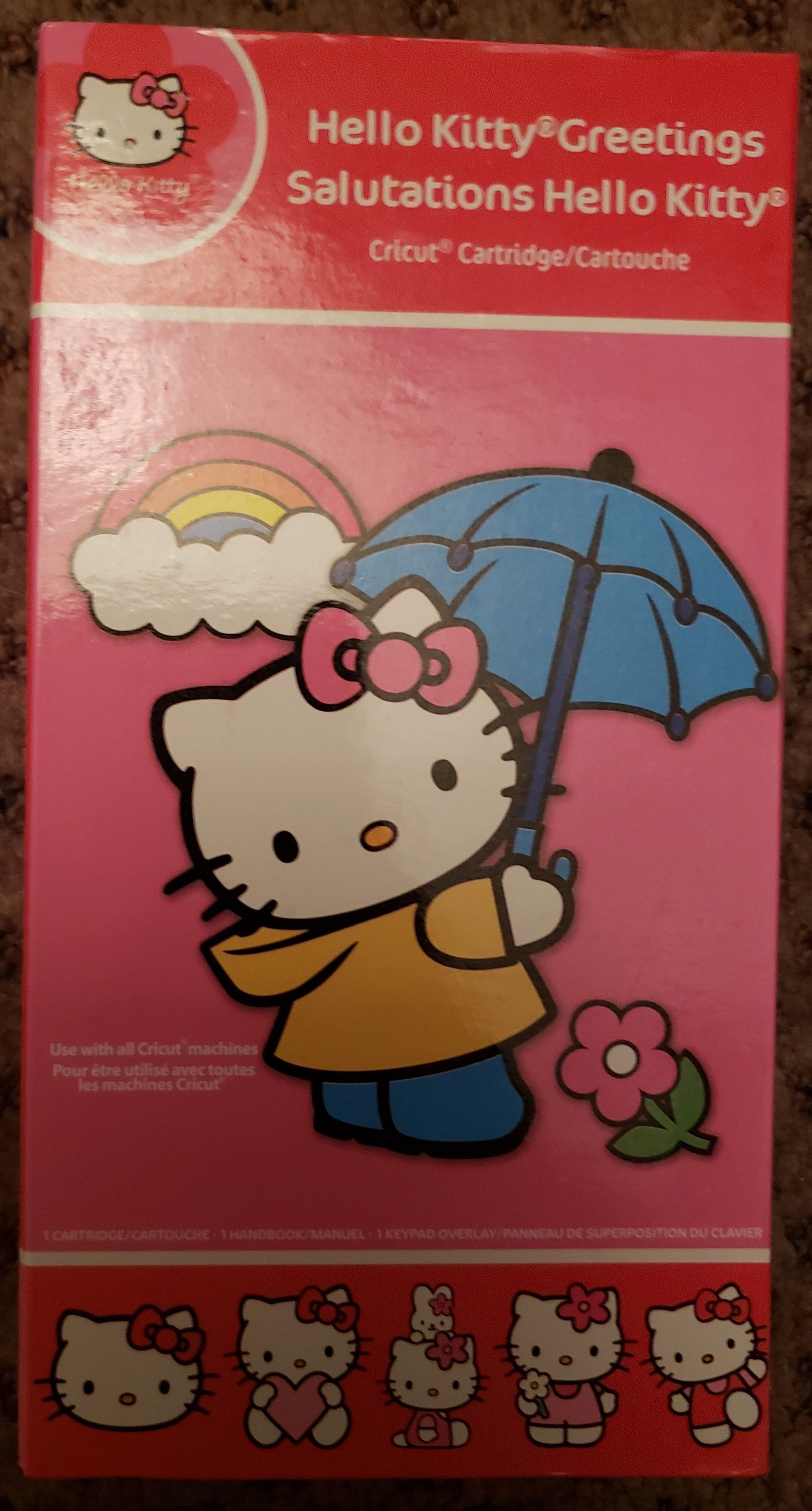 Cricut cartridge- hello kitty greetings