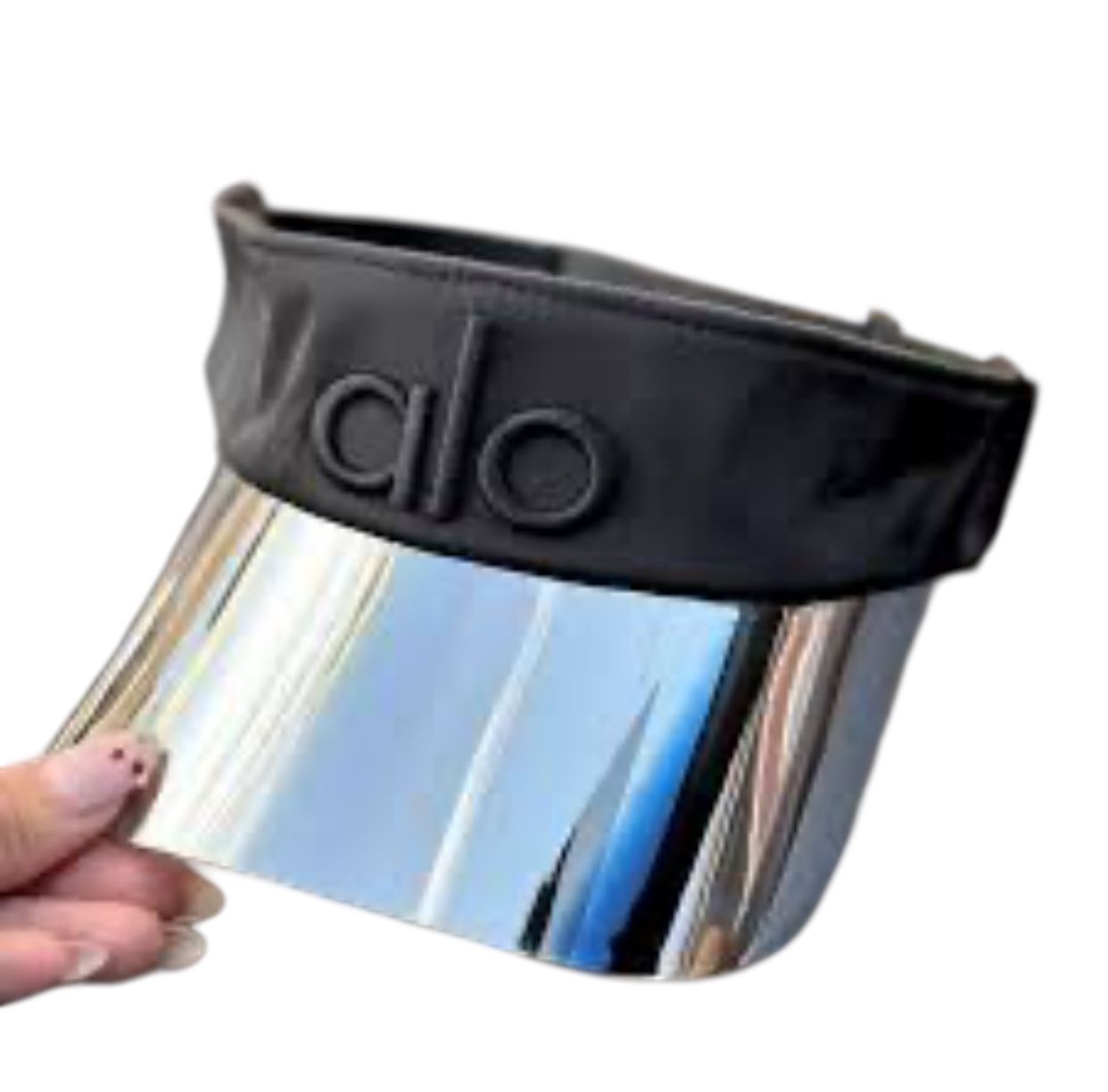 Cute Black And Silver Visor