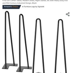 NEW IN BOX Hairpin Legs (19in)