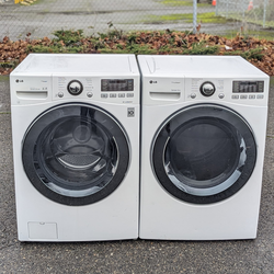 LG  XL Capacity 4.5 cuft washer and 7.4 cuft Electric Dryer. Works Perfect. 30 Days warranty