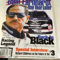Vintage Collectible Earnhardt Magazine