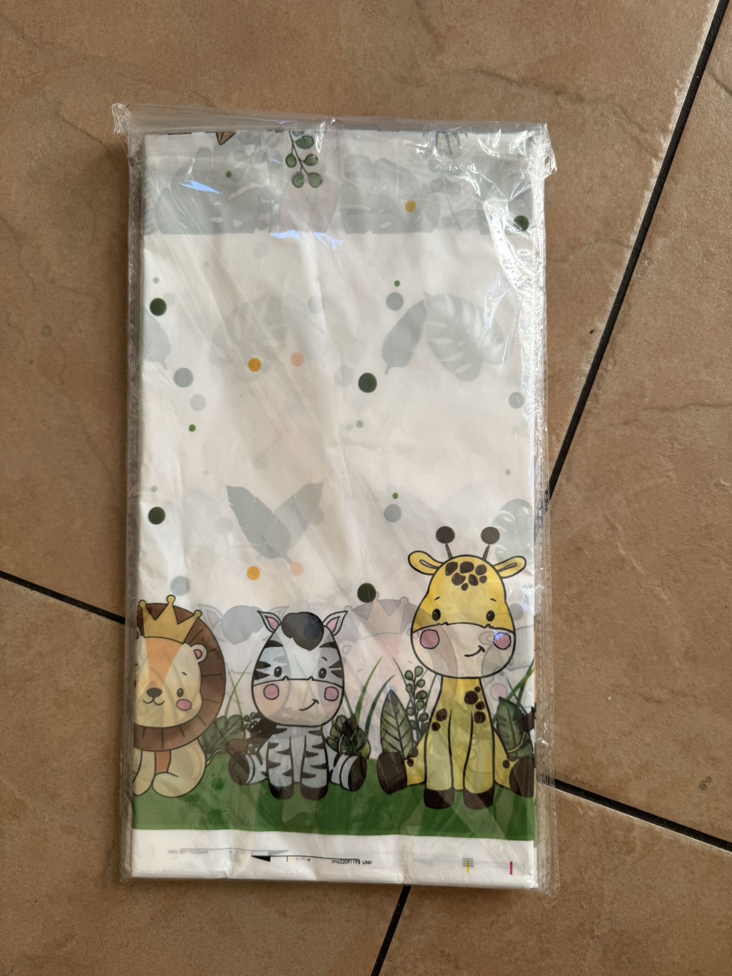 3 Plastic Tablecloths- Jungle Theme