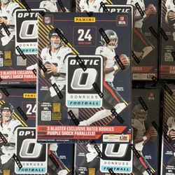 2024 Panini Donruss Optic NFL Football Blaster Box PURPLE SHOCK New Sealed MULTIPLE AVAILABLE