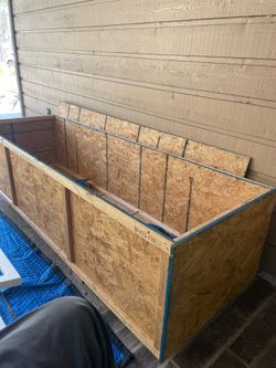 Coffin Wood plywood box
