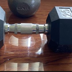 25 Lb Dumbbell 