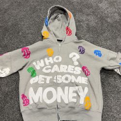 Temporary Blessing Zip Up Jacket Oversized Medium 