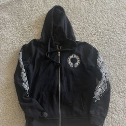 Chrome Hearts Zip Up Hoodie Jacket