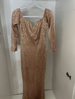 Off The Shoulder Sequin Dress