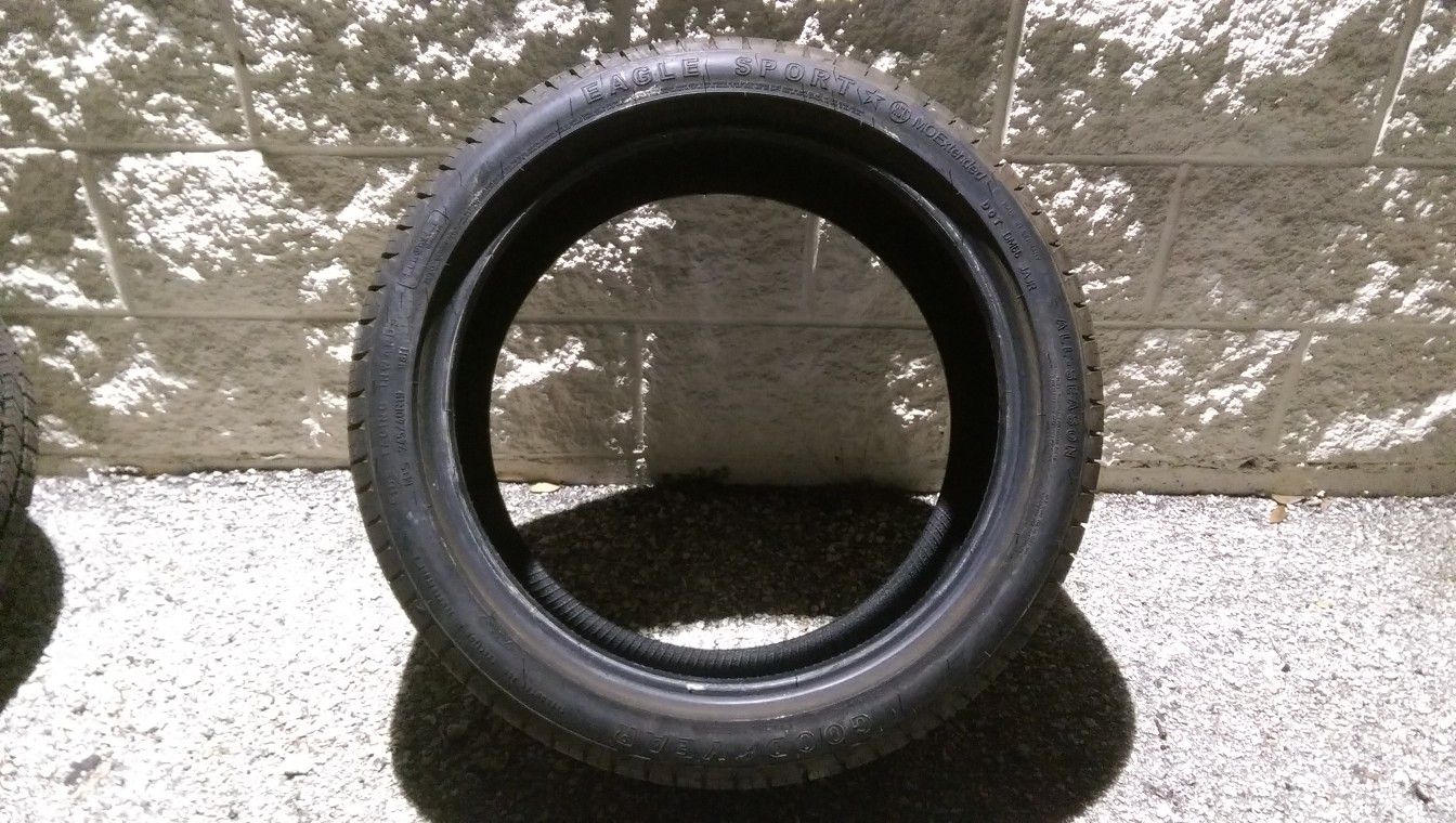 Goodyear Tires ....... 245/40/R19....... Excellent Condition!!!
