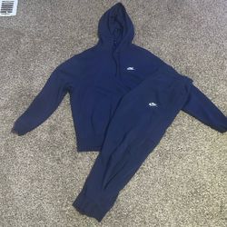 Navy Blue Nike Hoodie Set  Size M