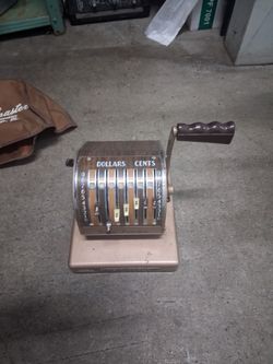 Vintage Paymaster X550 Check Writing System With Cover