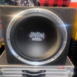 Digital Audio Subwoofer w/ Box – Loud Bass –