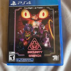 ps4 five nights at freddy's security breach