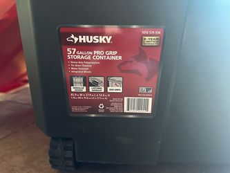 Husky pro grip storage container