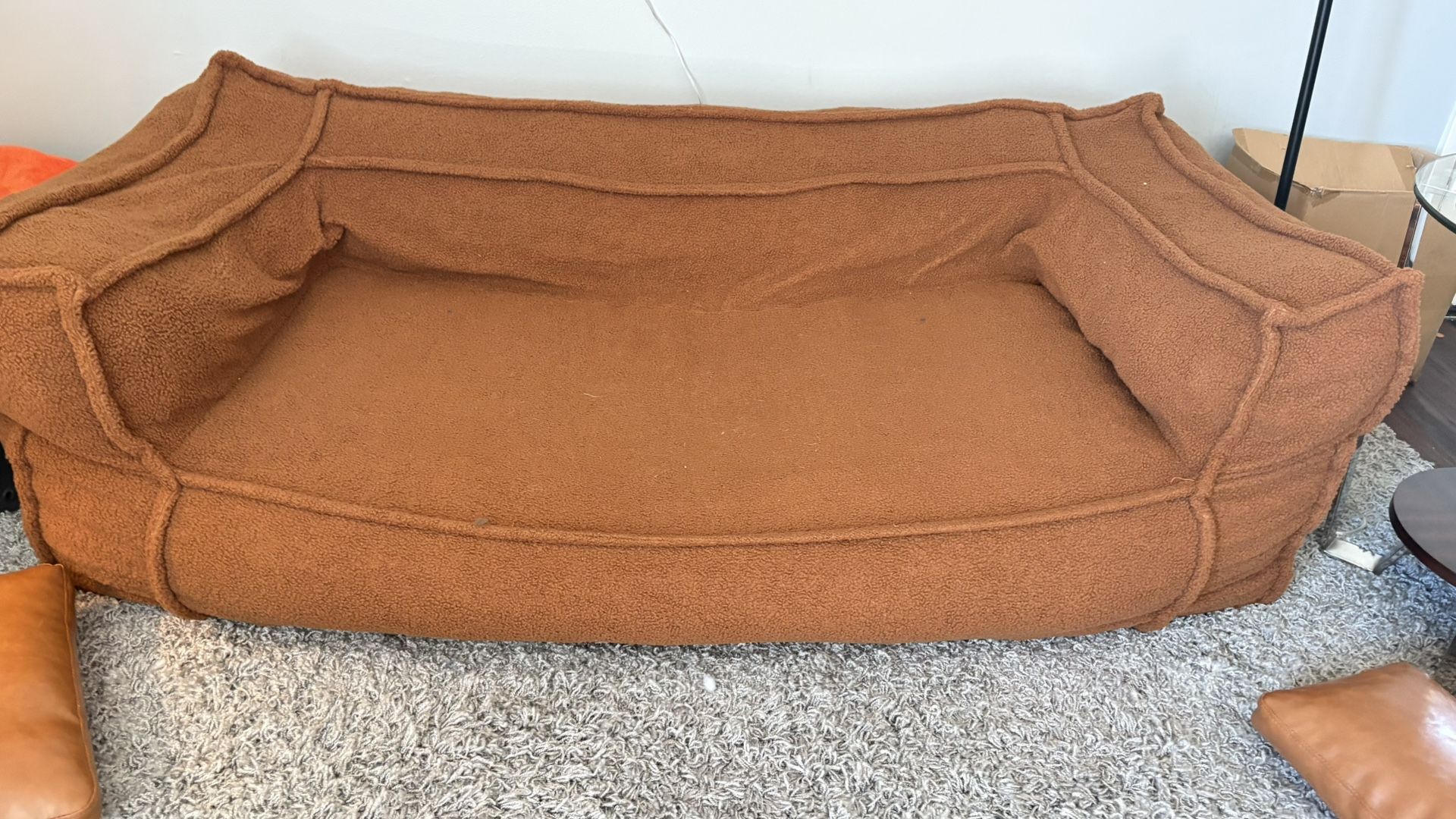 Brown Bean Bag Couch