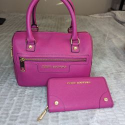 Juicy Couture Bag Pink Wallet Set