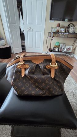 LOUIS VUITTON LV GHW Tivoli GM Shoulder Bag M40144 Monogram Brown