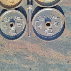 Rare * Vintage * Schisler Eagle DD Olympic Weight Plates