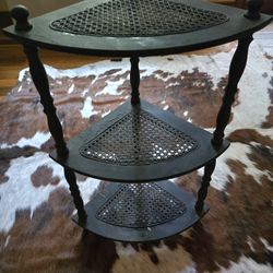Antique Wooden Corner Shelf